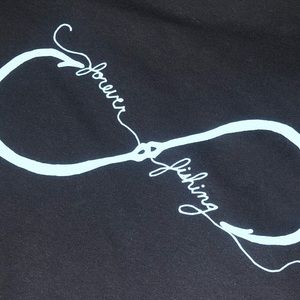 Black Custom Made Forever Fishing T-Shirt